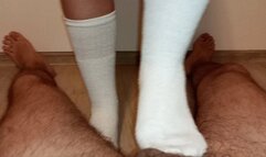 Knee High Socks Ballbusting! POV