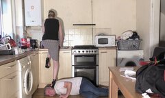 Stepping On His Head In The Kitchen (4K)