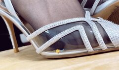 LCT_XG227a GTS CBT Evil beautiful woman XG Black Pantyhose Feet CBTrample FJ Ejacualtion YCa [close-up]