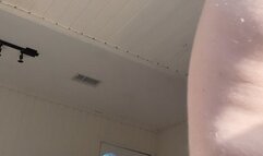 Oiled Up Knotted Dildo Riding