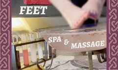 (ASMR VERSION) Foot Spa and Massage l Mistress Gives You Permission to Spy