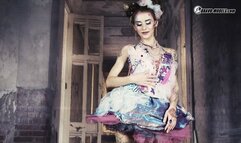 423 Adelle Unicorn as colored candies costume