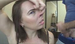 Eskimo kissing and nose fucking with hard dick np