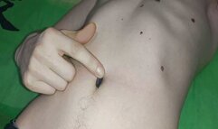 Boy teasing with navel WMV