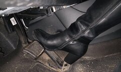 Driving to Work in Knee High Boots