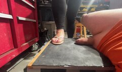 Aggressive cock crush trample