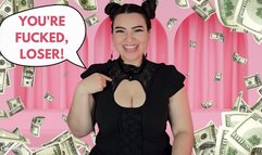 Real Talk Financial Domination - Candid Talk with Countess Wednesday about Findom, Mind Fuck, Loser Humiliation, Loser Porn, and Sexual Rejection MP4 1080p