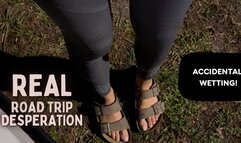 Real Roadtrip Desperation - Accidental Wetting 1080p