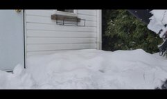 Playing with water and snow