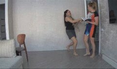 She tied me and hard squeezed my Big Fish Lips 4