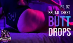 RELENTLESS NON-STOP CHEST BUTT DROPS - Featuring QUEEN HANNA (SD) - SLAVE TRAINING MASTER CLASS (STMC) PART 2 of 5