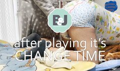 After playing it's change time