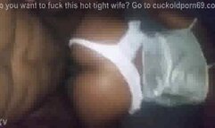 Working blonde bbw in stockings spreads legs