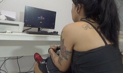 Gang bang fart and play game by Bruna paes, Scarlet Blond, Bia Mello, Nicolly and Cleopatra cam by aline full hd