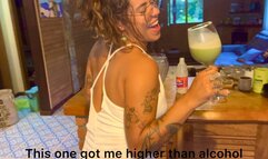 PREPARING A DRINK WITH A DIFFERENT AROMA ALCOHOL MAKES ME FART A LOT