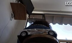 Michel Debuts Destroying White Racing Car