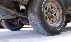 Cranking revving black boots