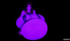 Blueberry Expansion - Juice Filled Z Cups and Rapid Belly Inflation - No Bursting