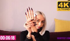 Jasmine Dangerous Nails - 4K MP4