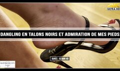 Dangling en talons noirs !