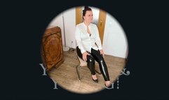 YY155 - Secretary tied on a chair