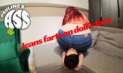 Jeans farts on dolls face_mp4