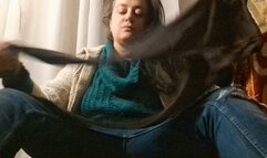 DESTROYING THE SMELLY PANTYHOSE