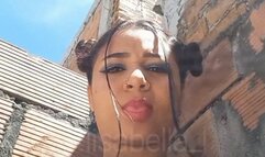 i fucked hard and squirted in the patio of my house