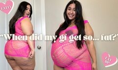 Girlfriend Degraded For Massive Weight Gain | Valentines Lingerie Surprise