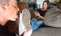 Lick the BOTTOM of my converse!