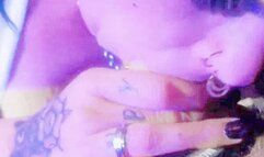 Blowjob devouring cock