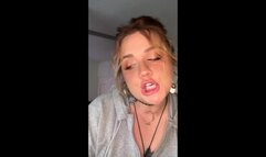 Girlfriend calls you and can't stop burping