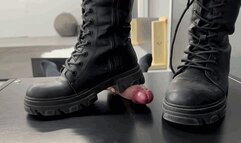 Goddess Combat Boots Ballbusting