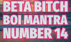 Beta Bitch Boi Mantra Number 14 Erotic Audio Fetish Life Coaching by Tara Smith
