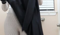 Big-Tittied Doll Suits Up in 3 Layers of Zentai and Vibrates Rubber Pussy