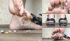 Tinies were humiliated by shoes and bare soles