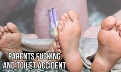 Stuck to stepdaddy's dick | fucking and toilet accident - Lalo Cortez and Vanessa