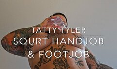 Tatty Tyler Handjob & Footjob