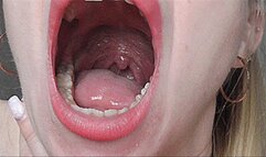 yawning of a sexy blondy! MP4