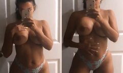 Vida Guerra Naked Mirror Selfie Video