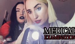 Medical examination by 2 cruel femdom nurses POV