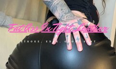Fat Ass In Tight Leathert