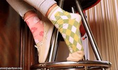 Ankle Boots With Ankle Socks - One Shoe On One Shoe Off, Pt 2 -MOV 1920x1080p