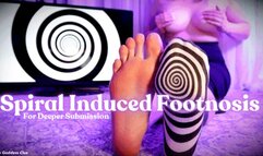 Spiral Induced Footnosis for Deeper Submission - HD - The Goddess Clue, Topless, Foot Fetish, Snapping Triggers, Mesmerizing Trance