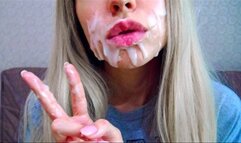 Cute classmate asks to fuck her mouth