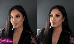 Practicing ghost inhales & smoke rings ~ Sweet Maria