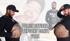 Giant police officer donut vore - Lalo Cortez