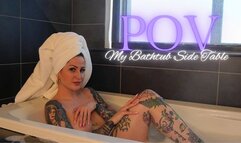 POV: My Bathtub Side Table