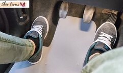 Driving with well worn DC sneakers