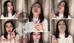 Smoking All Whites in White